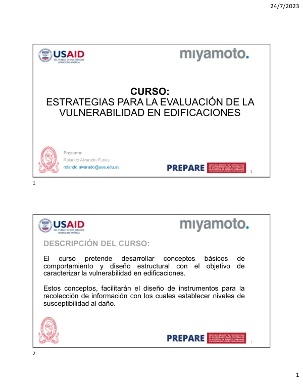 Estrategias para la Evaluación de la Vulnerabilidad en Edificaciones