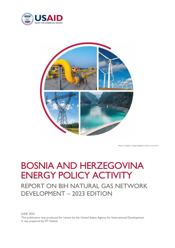 Report on Natural Gas Network Development in BiH - 2023 Edition