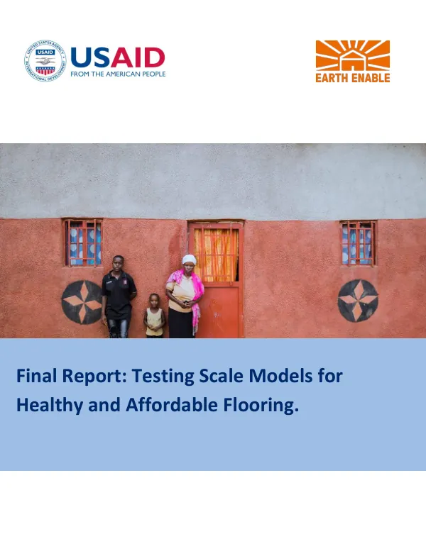 Final Report: Testing Scale Models for Healthy and Affordable Flooring