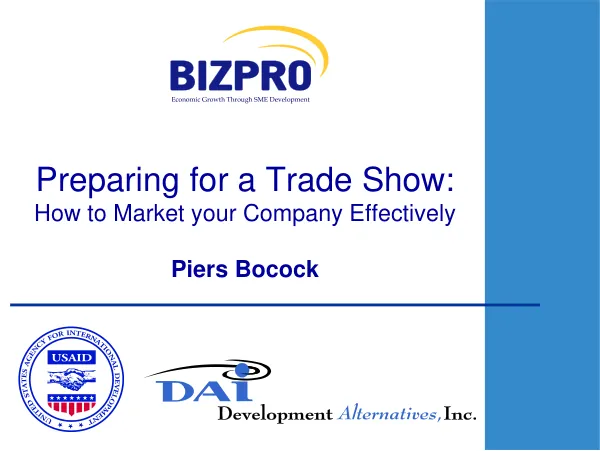 Preparing for a Trade Show: How to Market your Company Effectively