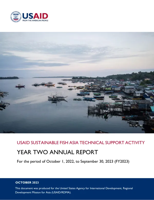 USAID Sustainable Fish Asia Technical Support Activity: Year Two Annual Report