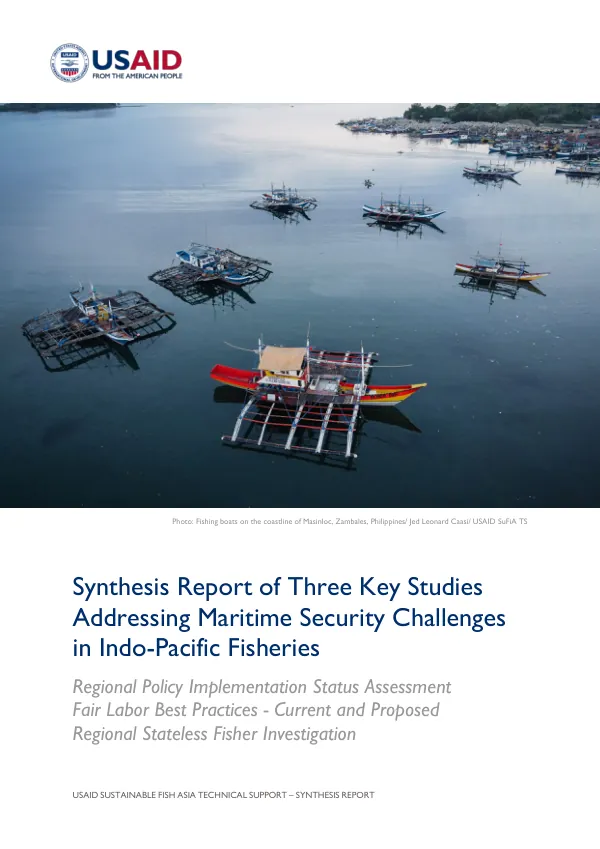 USAID Sustainable Fish Asia Technical Support – Synthesis Report
