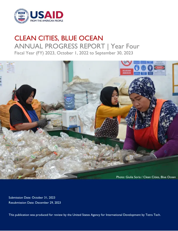 Clean Cities, Blue Ocean | Year Four (FY23) Annual Report