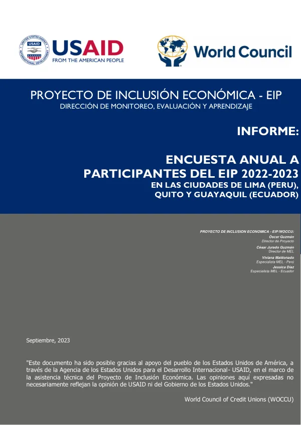 Encuesta Anual a Participantes EIP 2022-2023