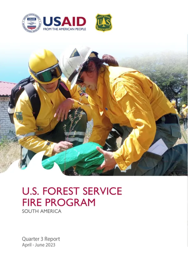 Quarter 3 Report, 2023: South America Regional Fire Program