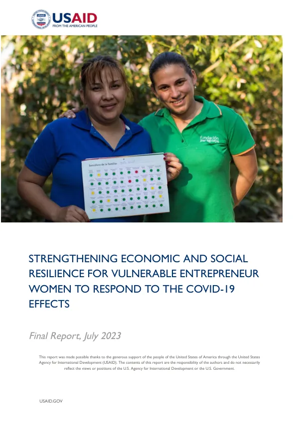 Strengthening Economic and Social Resilience for Vulnerable Entrepreneur Women to Respond to the COVID-19 Effects