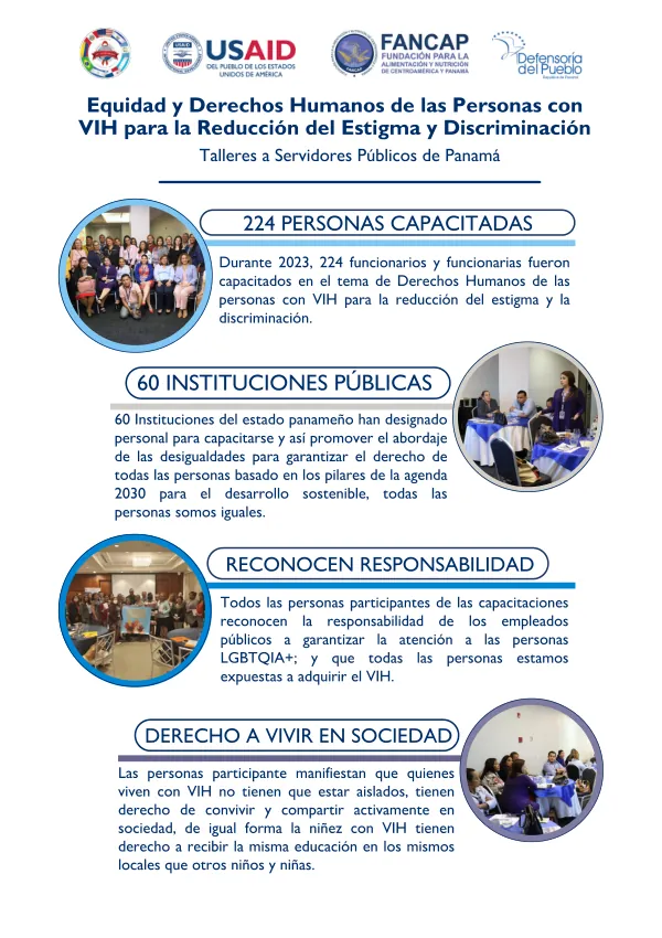 Equidad y Derechos Humanos de las Personas con VIH para la Reducción del Estigma y Discriminación