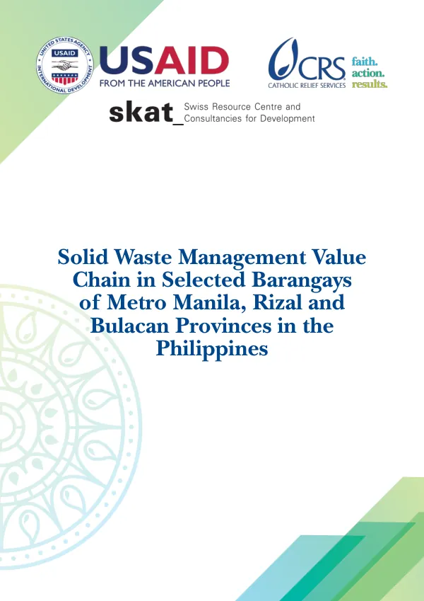 Solid Waste Management Value Chain Analysis