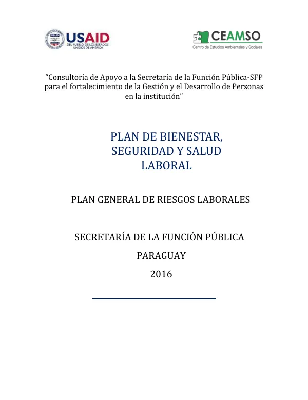 Consultoría de Apoyo a la Secretaría de la Función Pública-SFP para el fortalecimiento de la Gestión y el Desarrollo de Personas en la institución