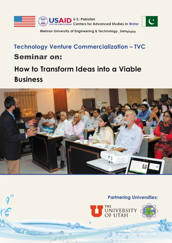 Technology Venture Commercialization – TVC Seminar Report
