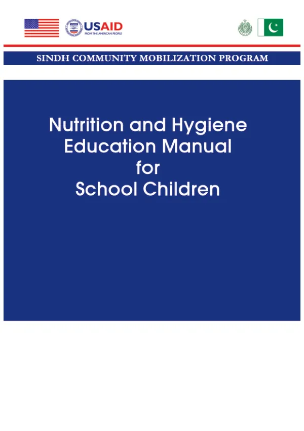 Nutrition & Hygiene Manual for School Children