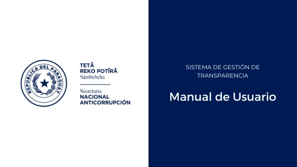 Manual de Usuario del Sistema de Gestión de Transparencia
