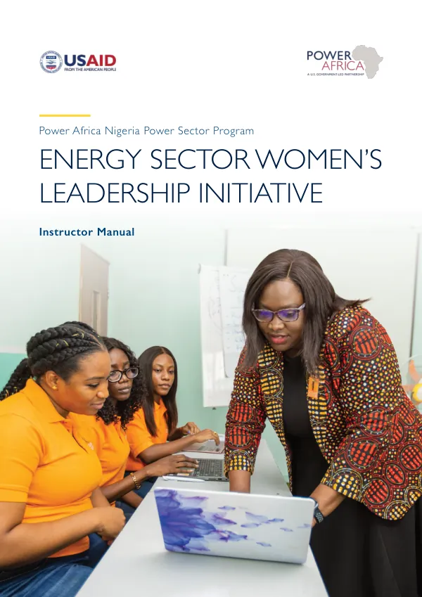 PA-NPSP Energy Sector Women's Leadership Initiative Instructor Manual