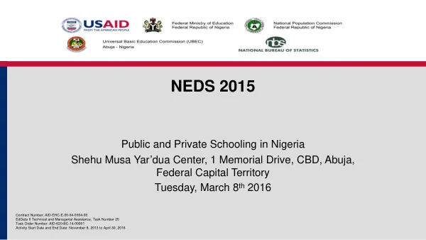 Public and Private Schooling in Nigeria