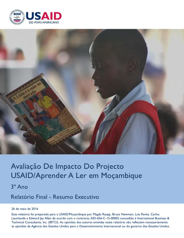Avaliação de Impacto do Projecto USAID/Aprender a Ler em Moçambique