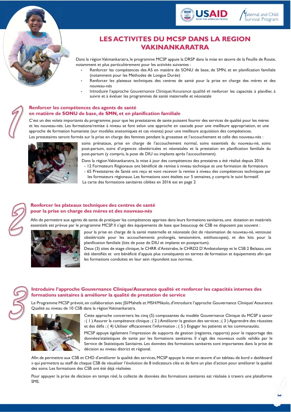 MCSP vakinankaratra brochure