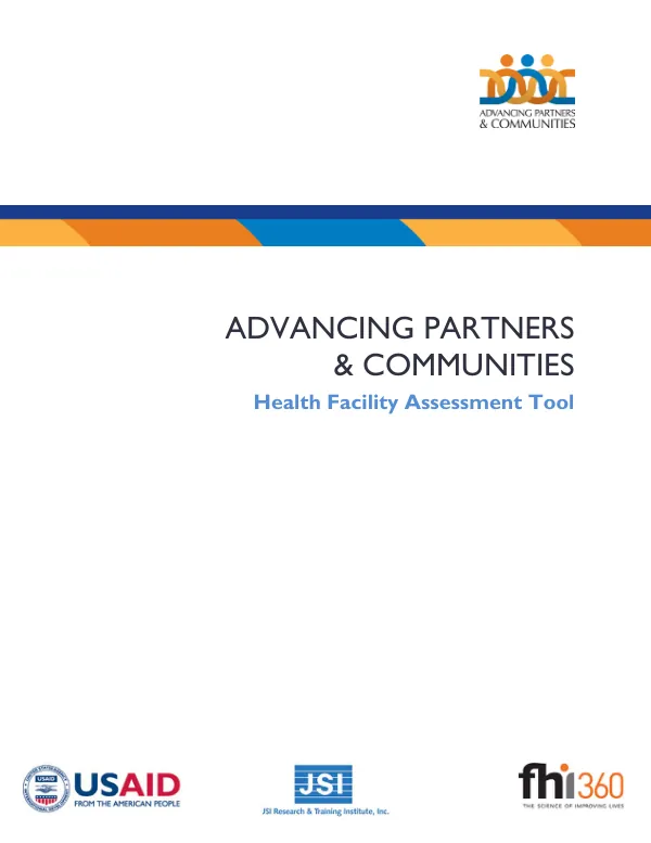 Health Facility Assessment Tool
