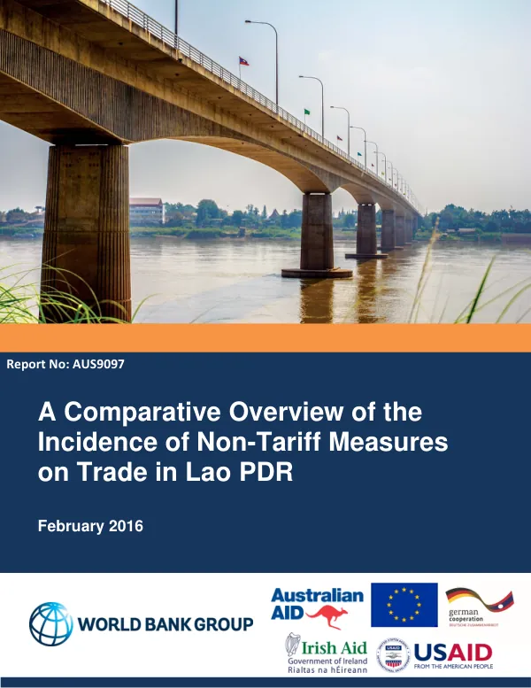 A Comparative Overview of the Incidence of Non-Tariff Measures on Trade in Lao PDR