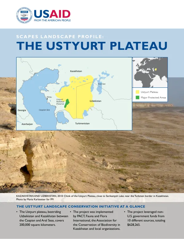 SCAPES LANDSCAPE PROFILE: THE USTYURT PLATEAU