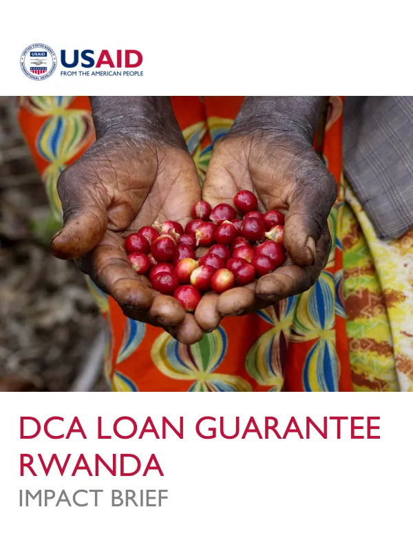 DCA loan guarantee Rwanda : impact brief
