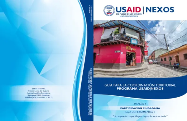 Guía para la coordinación territorial Programa USAID|NEXOS