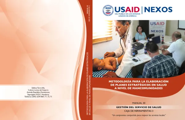 Metodología para la Elaboración de Planes Estratégicos en Salud a Nivel de Mancomunidades
