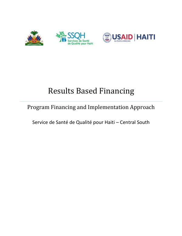 Results Based Financing