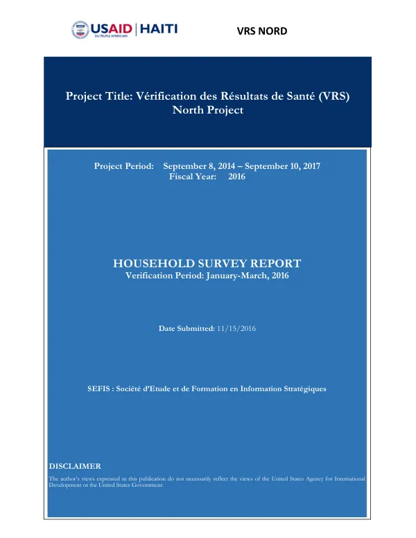 VRS North Verification Report