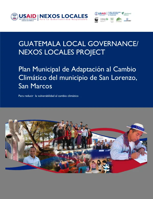 Plan de Adaptación al Cambio Climático del municipio de San Lorenzo
