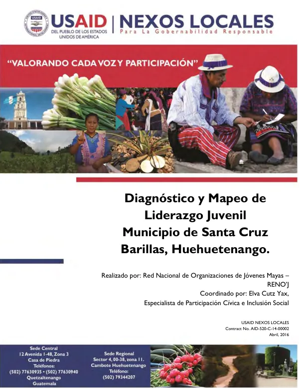 Diagnóstico y Mapeo de Liderazgo Juvenil: Santa Cruz Barillas