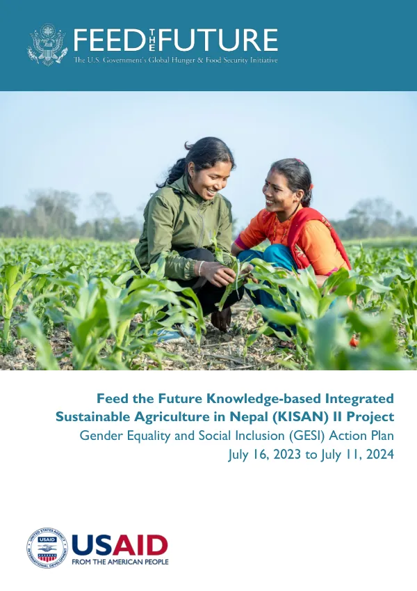 Feed the Future Knowledge-based Integrated Sustainable Agriculture in Nepal (KISAN) II Project