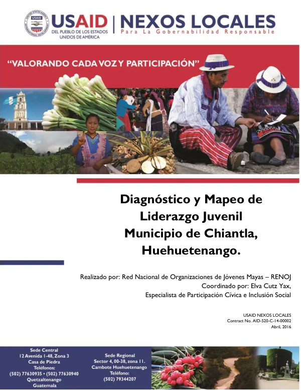 Diagnóstico y Mapeo de Liderazgo Juvenil: Chiantla
