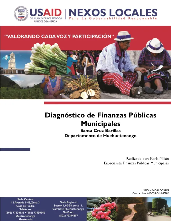 Diagnóstico de Finanzas Públicas Municipales: Santa Cruz Barillas