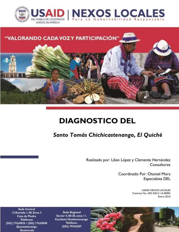 Diagnóstico DEL: Santo Tomás Chichicastenango