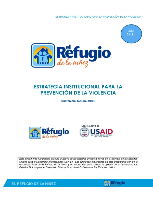 Estrategia Institucional de Prevención de la Violencia