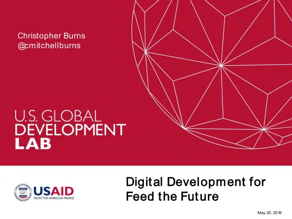 Digital Development for Feed the Future