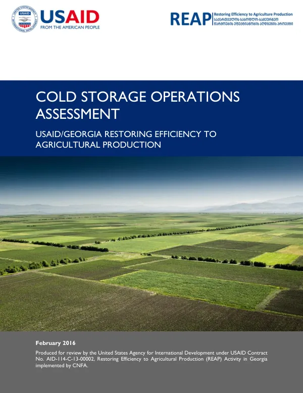 Cold Storage Operations Assessment