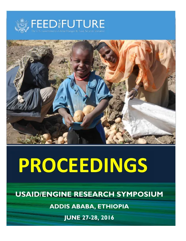 USAID/ENGINE Research Symposium Proceedings