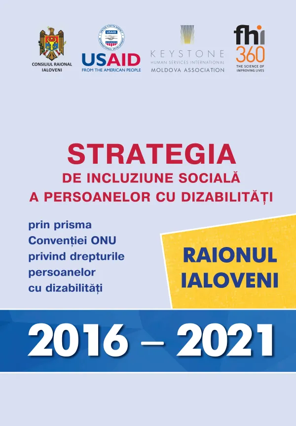 The strategy on social inclusion of persons with disabilities from Ialoveni