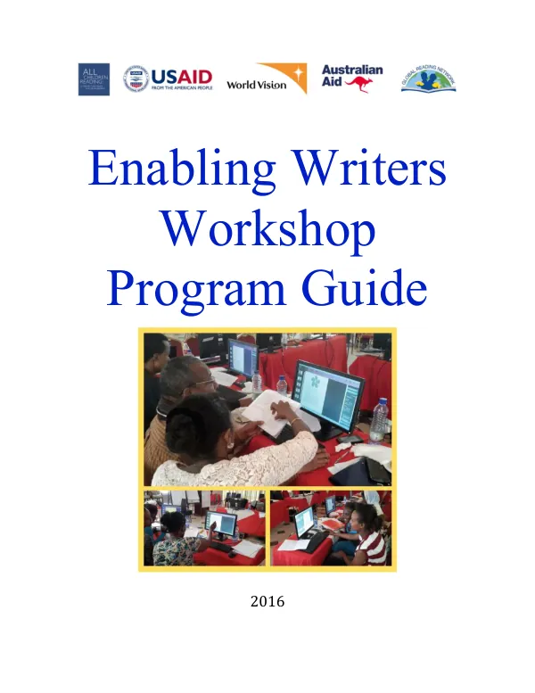 Enabling Writers Workshop Program Guide