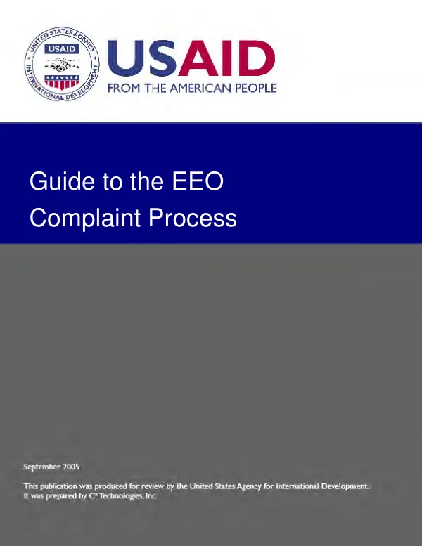 Guide to the EEO Complaint Process
