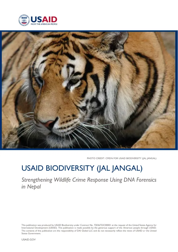Strengthening Wildlife Crime Response Using DNA Forensics in Nepal