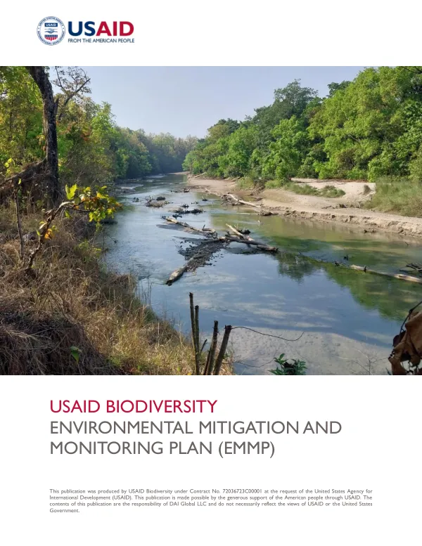 Environmental Mitigation and Monitoring Plan (EMMP) for USAID Biodiversity