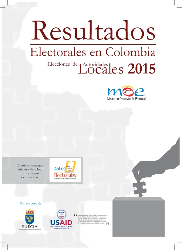 Resultados Electorales en Colombia: Elecciones de Autoridades Locales 2015