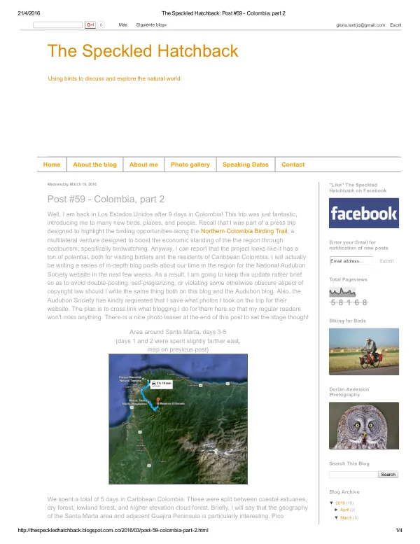 The Speckled Hatchback: Post #59 – Colombia, part 2