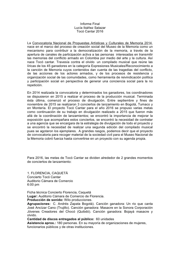 Informe Final CNMH 2016