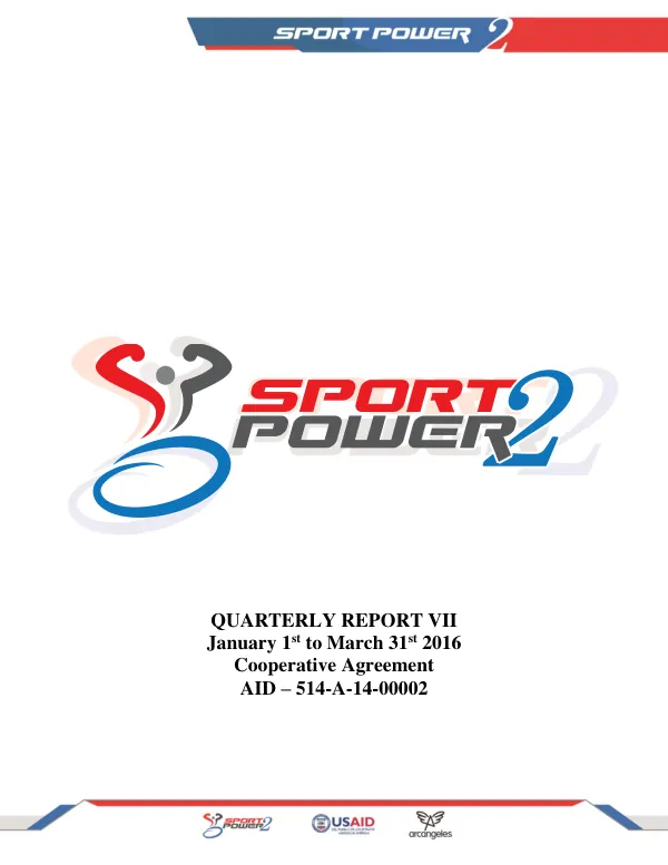 Quarterly Report VII: Seventh Quarterly Report