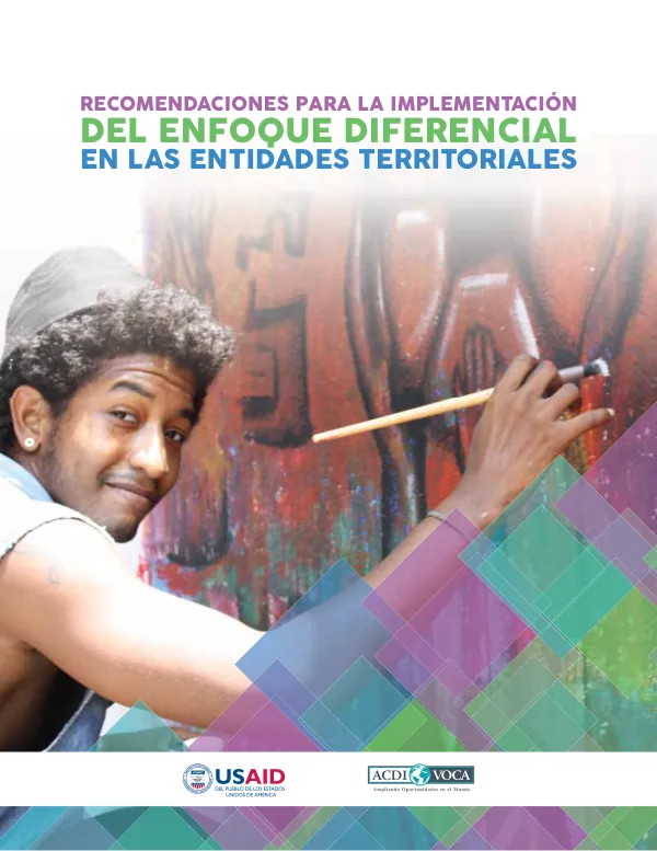 RECOMENDACIONES PARA LA IMPLEMENTACIÓN DEL ENFOQUE DIFERENCIAL EN LAS ENTIDADES TERRITORIALES
