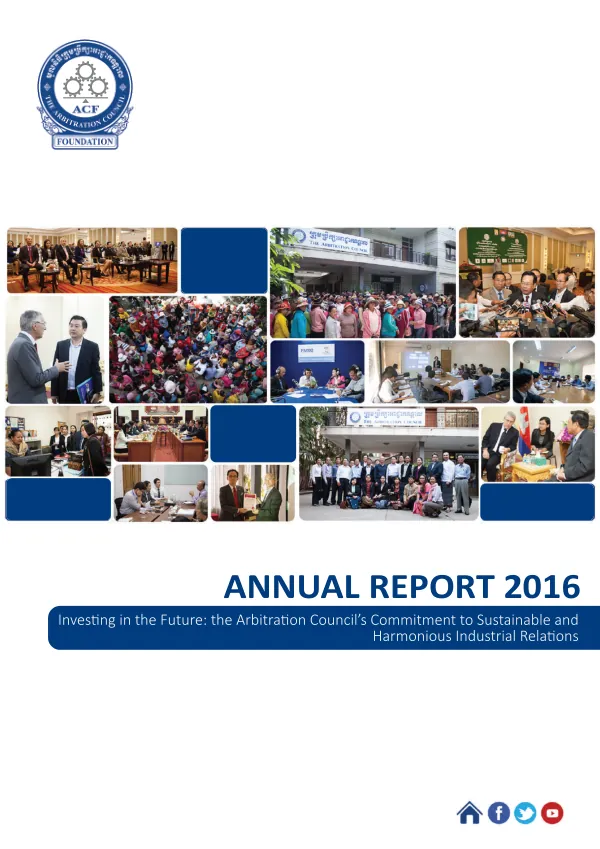 The Arbitration Council - Annual Report 2016