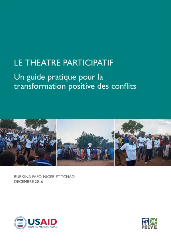 Le théâtre participatif : un guide pratique pour la transformation positive des conflits